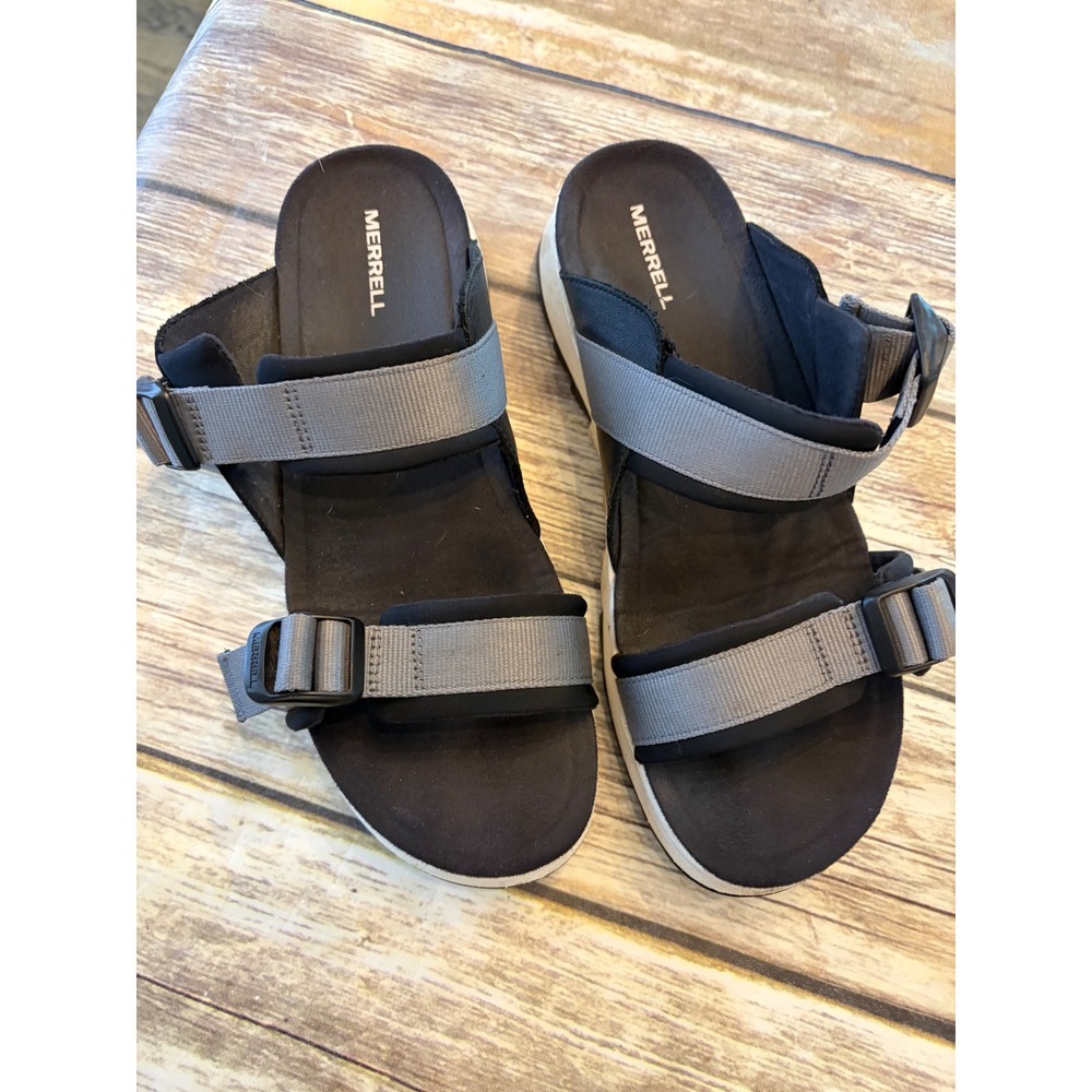Merrell Alpine Cush Platform Sandals Womens Strappy Slides Summer Gorpcor